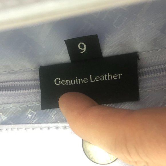 Furla Shimmery Lilac Baguette Style Shoulder Bag with Dust Cover - Picture 11 of 12